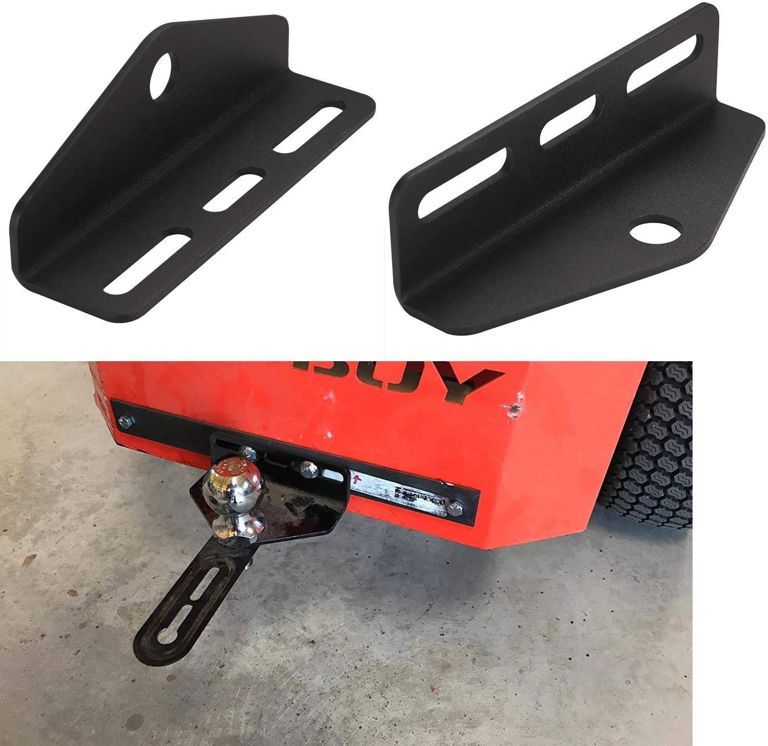 Universal Trailer Hitch Mount for Zero Turn Mower Heavy Duty Steel and Easy Installation