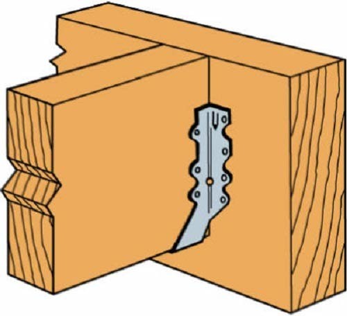 4x6 Face-Mount Joist Hanger,Inner Width:3-1/2",14 Gauge