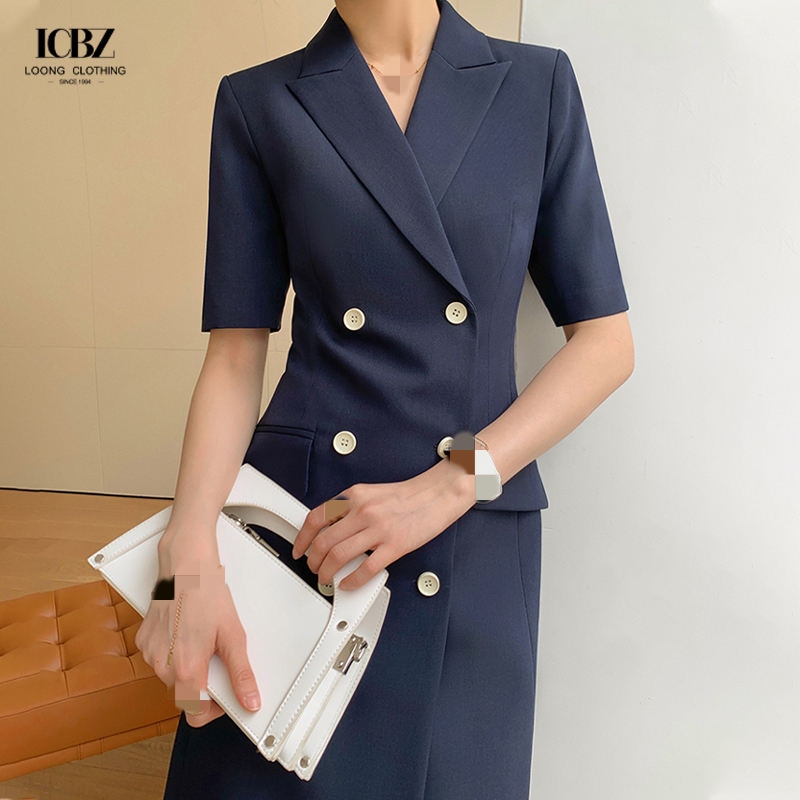 Solid Pattern Plus Size Jacket Vest Pants Set for Office Formal Dress Ladies Suit