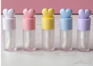 Quality Cute Lip Gloss Bottle Empty Tube 4ml White Yellow Purple pink Blue Lip Gloss Tube Empty Tube Can wholesale