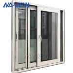 Powder Coated Aluminium Sliding Windows Horizontal With Mosquito Net