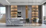 Lacquer Kitchen Island Furniture Cocina White Shaker Modular Kitchen Cabinet