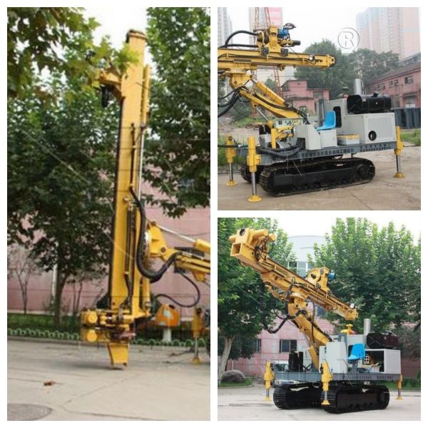 Diesel Engine 56kW Multifunctional Engineering Drilling Rig for Ground Source Heat Pump Holes in Kyrgyzstan for Sale
