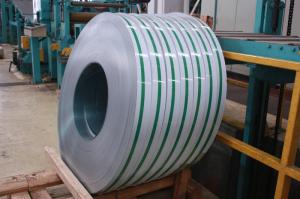 Quality 304 Galvanized Steel Strip , Hardened Steel Strip Insulation Banding Strap wholesale