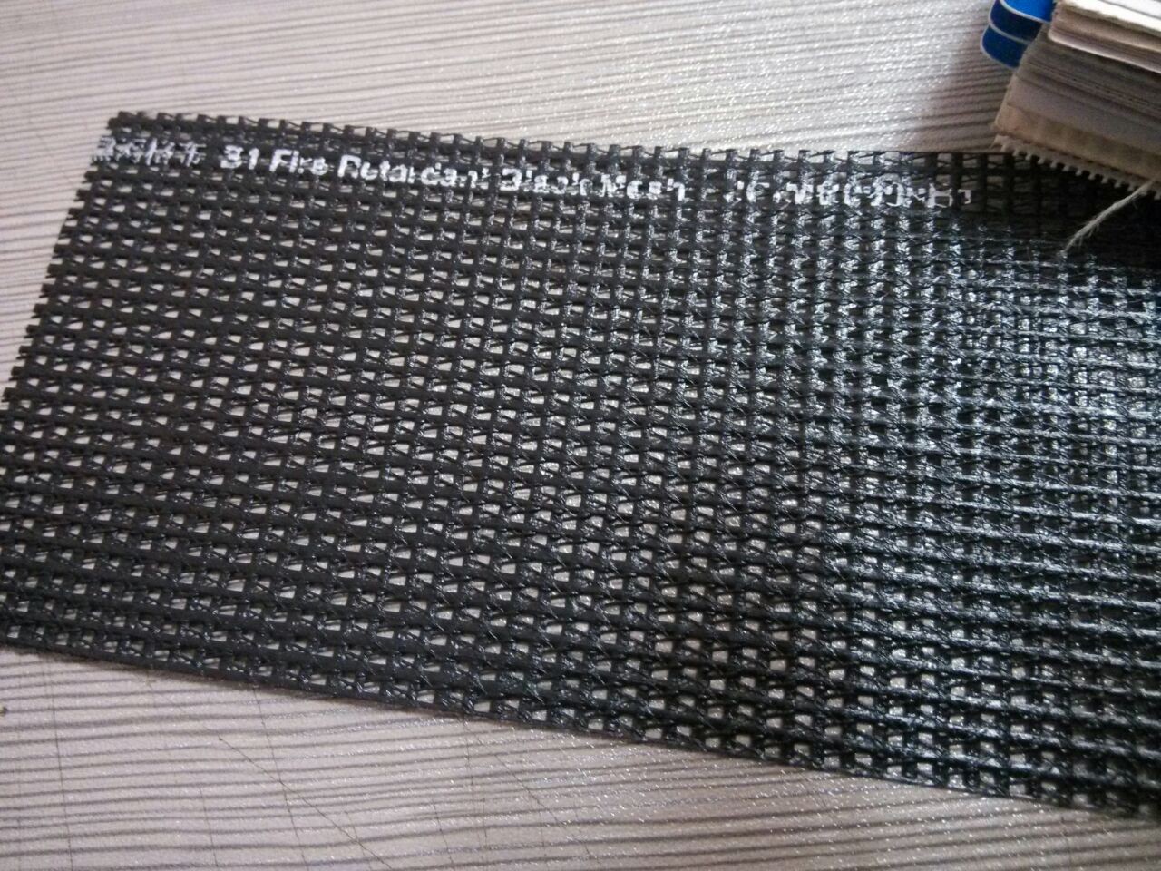 PVC black mesh banner