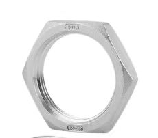 Natural Finish Stainless Steel Hex Jam Nut 5/8-18 Thin Nut for Standard Size in Imperial Measurement System