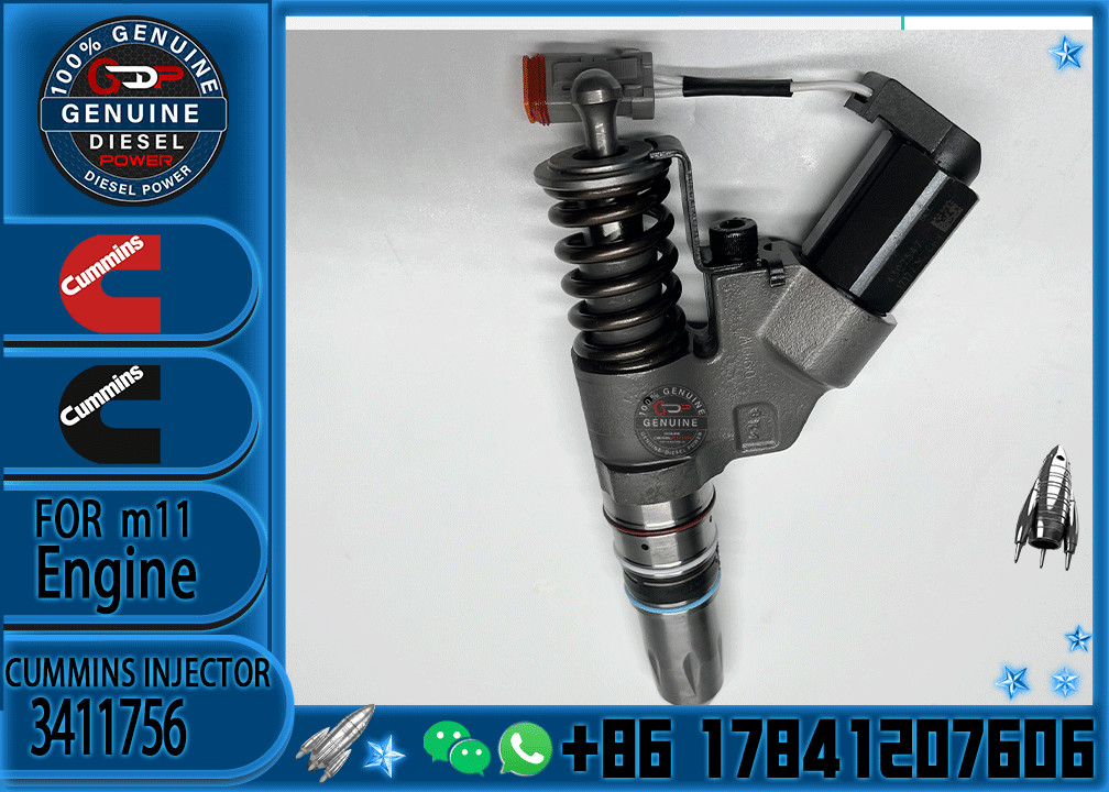 3083863 High Quality QSM11 ISM11 M11 Fuel Injector 3411754 3411756 3609925 3083849 3087772 3411755