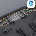 1.2mm Steel Rod Fiber Optic Splice Sleeve For 128 Cores Fiber Splice Closure