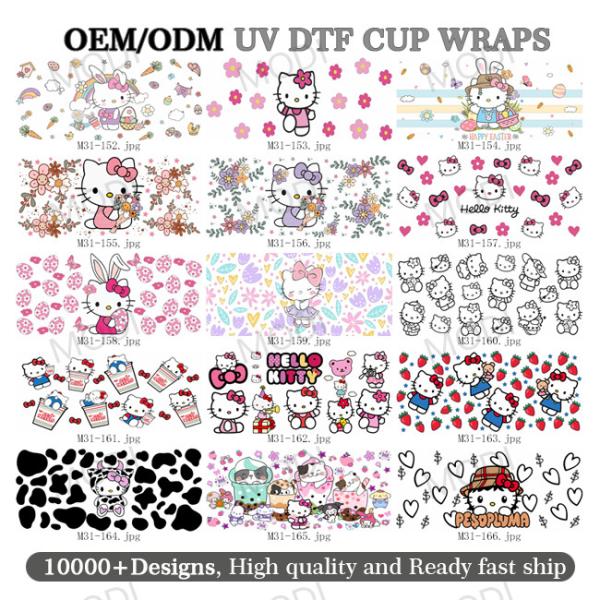 Imaiwill Custom MOQ High Quality Fashion Transfer Label Transparent Film UV DTF