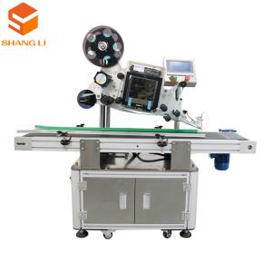 Quality Packaging Material Wood Automatic Flat Sticker Labeling Machine for Plastic Bags wholesale