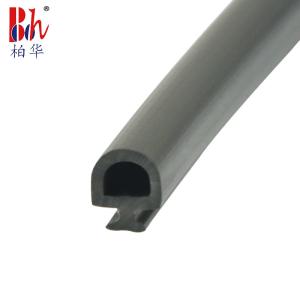 Quality Noise Reduction Pvc Rubber Seal Black Slot Type Strips For Aluminium Profile wholesale