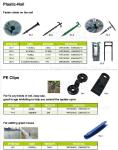Weed Control Mulch Film, Agriculture Vegetable Black PE Films, 5 Holes