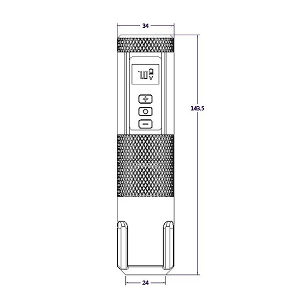 Gray Color Makeup Pmu Wireless Machine , Tattoo Rotary Pen 10V 12000 RPM