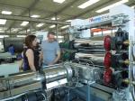 1600mm Hdpe Heat Shrink Sleeve Extrusion Line Gluing Machine For Sleeve Shrink