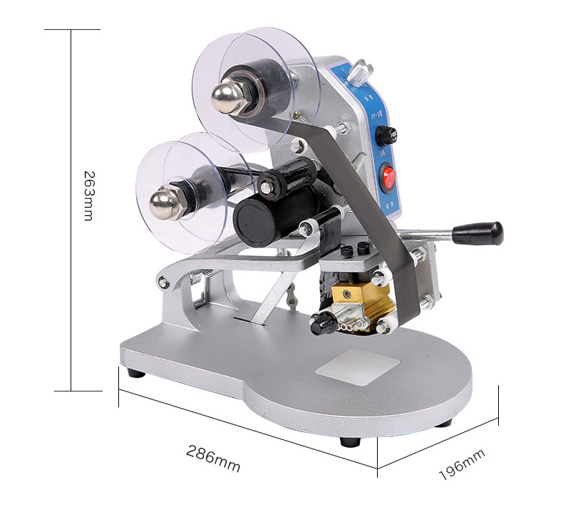 Easy Operation DUOQI DY-8 Semi Automatic Batch Expiry Date Code Printing Machine 2.6 kg