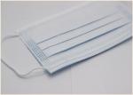 Blue Color Disposable Mouth Cover High Filtration Adjustable Nose Piece