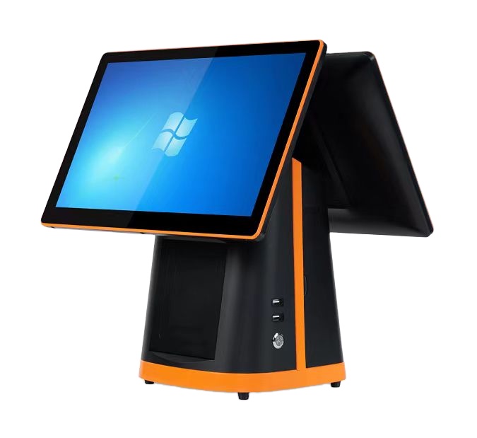 Enhance Your Coffee Shop Checkout with 15.6" Dual Touch POS Machine and Customer Display