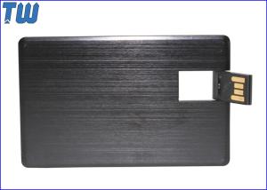 Quality Black Color Credit Card 2GB Thumb Drives Stick Swivel Mini UDP Chip wholesale