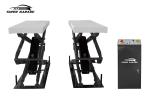 Pneumatic Release Car Lifting Equipment 330mm-2030mm Height3T Scissor Lift