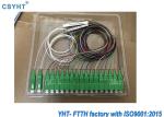 SC/UPC Fiber Optic Splitter 1x2 1x4 1x8 Steel Tube Material Low Insertion Loss