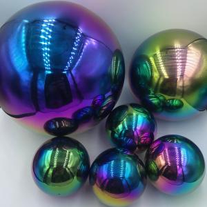 Quality Rainbow Color Hollow Steel Ball Stainless Steel Hollow Sphere 201 304 316 Grade wholesale