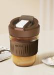 Glass Coffee 400ml 550ml Portable Water Cup / Mug