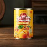 Healthy Grade A Canned Yellow Peaches Fruit In Light Syrup 1800g Drained Weight