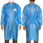 EN14126 PP PE Medical Isolation Gowns Personal Protective Hospital Isolation