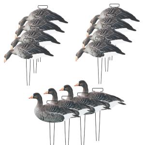 Quality Waterproof Plastic Lifelike Anti Scratch Silhouette Geese Decoy For Specklebelly Goose Hunting wholesale