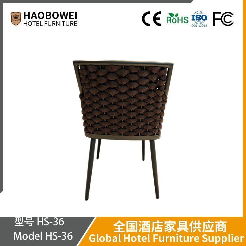 Outdoor Wicker Sofa Chair Nordic Solid Wood Open Air Balcony Garden Outdoor Waterproof Wicker Sofa Patio Furniture