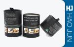 Round Retail Cardboard Candle Boxes Hot Stamping Finish With Logo Printed