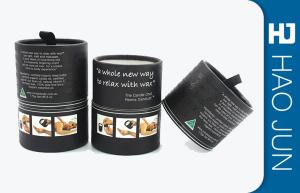 Quality Round Retail Cardboard Candle Boxes Hot Stamping Finish With Logo Printed wholesale
