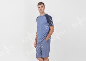 Quality Breathable Mens Designer Loungewear Sets Polycotton Jersey Raglan Sleeve Tee wholesale
