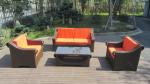 rattan sofa set
