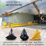 25M Digging Depth Excavator Telescopic Arm Made Of BS900 High Strenght Steel