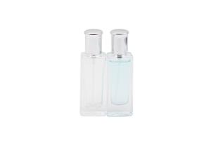 Quality 50ml Clear Square Rectangle Shape Empty Glass Perfume Bottles wholesale