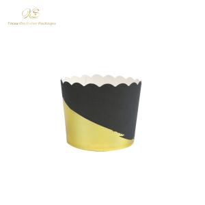 Quality Pink Gold Foil Large Paper Baking Cupcakes Muffin Cupcakes wholesale