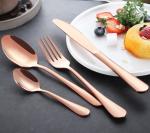 Stainless Steel Flatware Rose Gold Cutlery Set/Tableware/Dinnerware