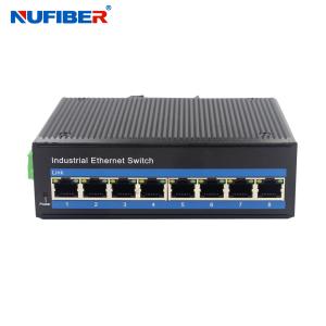 Quality Din Rail Mount Gigabit POE Industrial Ethernet Switch 8*10/100/1000Mbps UTP Port Network Switch wholesale