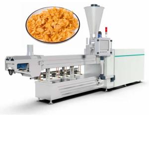 Quality 90kw Ball Corn Flakes Production Line Corn Puffs Snacks Food Making wholesale