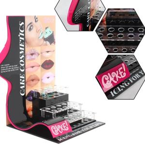 Quality Lipstick Acrylic Nail Polish Display Stand For Shop Rack Metal Cosmetics Retail wholesale