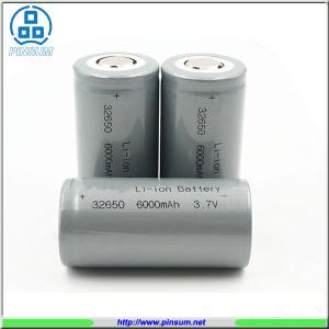 Quality 3.7v 6000mah 32650 batteries lithium battery rechargeable li-ion wholesale
