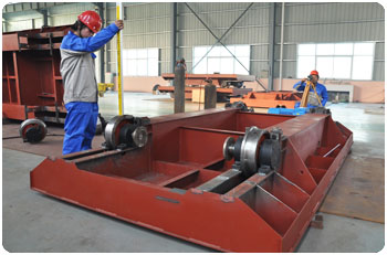 ladle industrial cart to transfer molten steel plant ladle electric rail transfer trolley