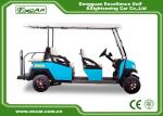 Aluminum Chassis 6 Seater Golf Car , 6 Person Golf Cart For Tourist