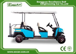 Quality Aluminum Chassis 6 Seater Golf Car , 6 Person Golf Cart For Tourist wholesale
