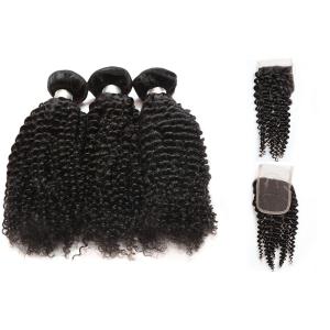 Quality Natural Color 100% Brazilian Virgin Hair 3 Bundles No Chemical wholesale