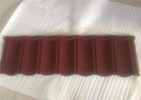 Building material colorful stone coated steel roof tiles / steel roofing tile
