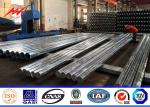Double Circuit 10kv Telecommunication Garden Light Poles Outside