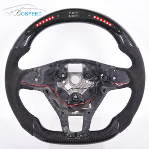Quality VW Leather Golf Mk8 Steering Wheel Carbon Fiber Matte Black wholesale