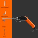 Pearl Sponge Hand Held Hot Wire Cutter 150W KT Board